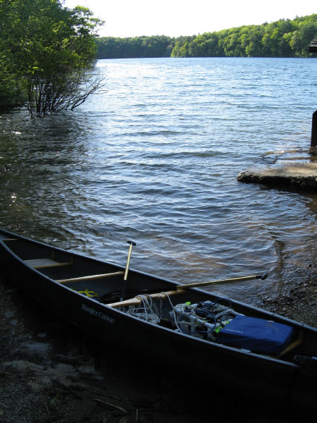 This canoe (and everything else in the shot) travels through time.