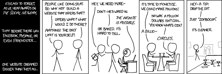 'Whoa, twenty-two in two hours!' 'Your site got twenty-two hundred hits in two hours?' 'No. Twenty-two. But still, that's like half the people on the internet!'