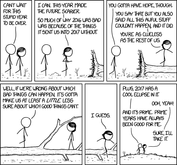 XKCD comic: 2017