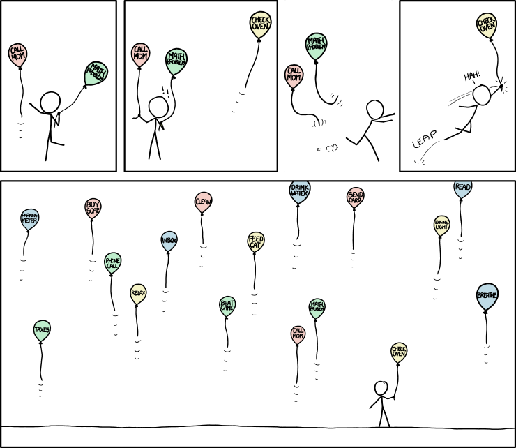 Xkcd boomerang difficulties in writing