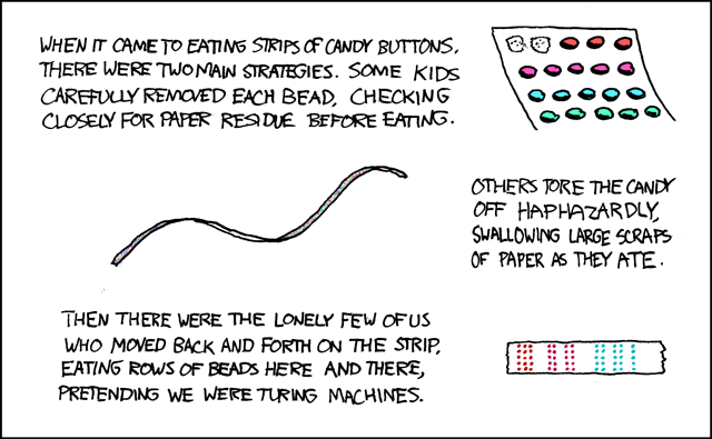 XKCD comic about Turing Machines
