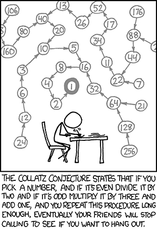 xkcd on Collatz