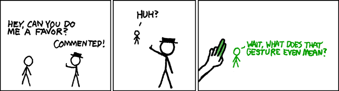 commented xkcd