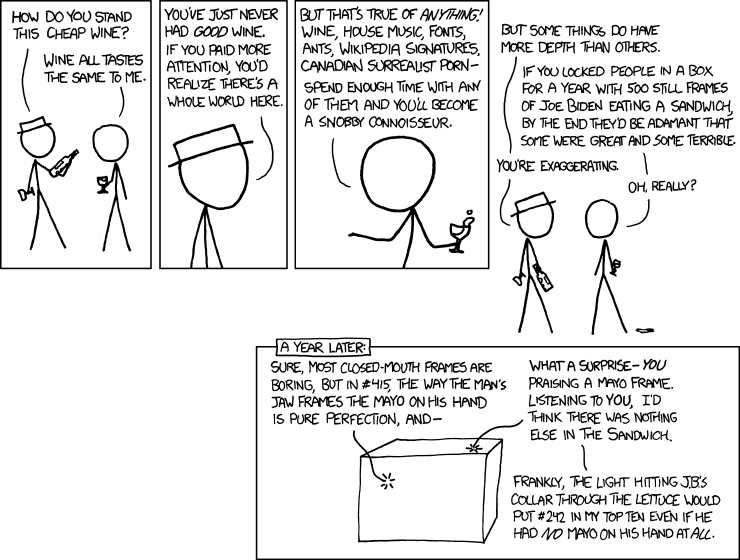 XKCD Connoisseur