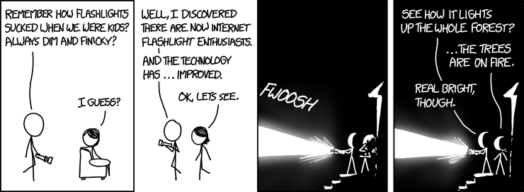 xkcd Flashlights comic