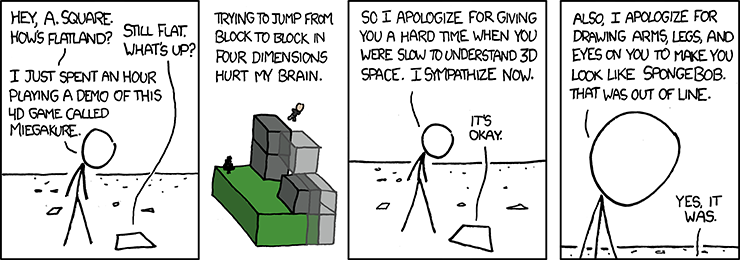 xkcd comic about Miegakure