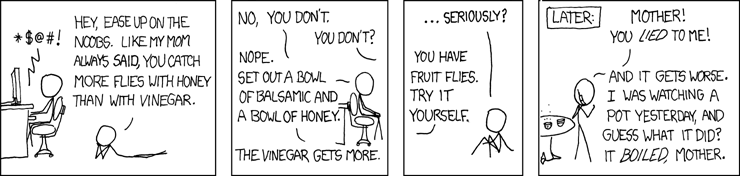 XKCD Flies & Honey