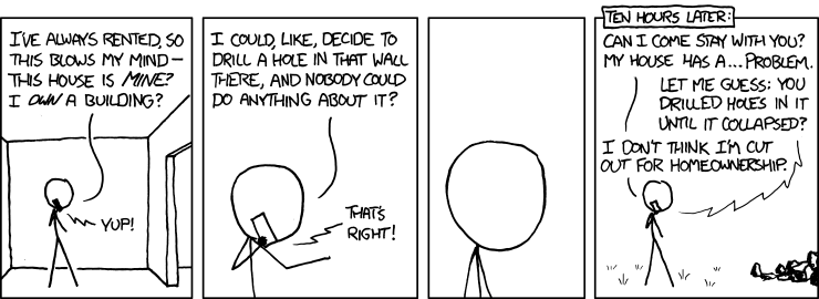 Homeownership, by XKCD