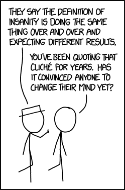 Insanity - xkcd