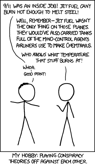 Chemtrails conspiracy theory by XKCD