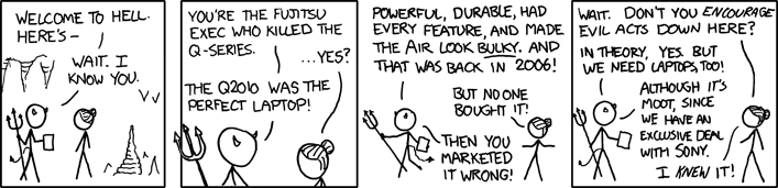 The xkcd.com sysadmin has a Q2010, and I can attest that it can handle a fall down several flight of concrete steps.  Relatedly, he's upset with me -- I hope he doesn't take revenge by messing with my site's contenDISREGARD THAT I SUCK COCKS