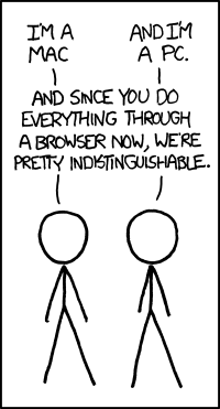 xkcd: Mac PC