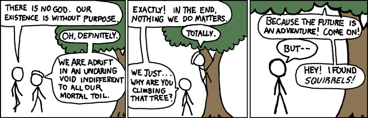 Nihilism comic from xkcd.com