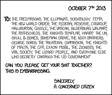 An Open Letter, from xkcd