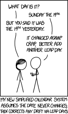 The flood of PermaCalNTP leap-second notifications was bad enough, but when people started asking for millisecond resolution, the resulting DDOS brought down the internet.