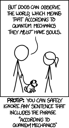 xkcd Quantum Mechanics