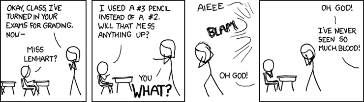 xkcd: your source for standardized test laffs