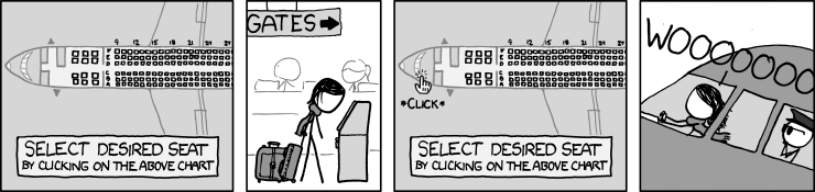 xkcd Comic: Seat Selection