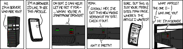 comic about web servers