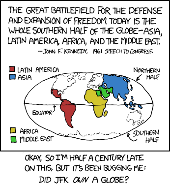 Southern Half, by xkcd