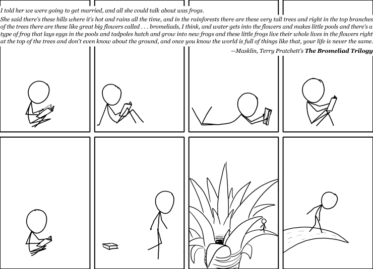 terry pratchett tribute from xkcd