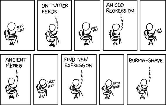 I already expounded upon some of the semiotic ramifications of a 140-character communication medium, so I won't repeat that here.