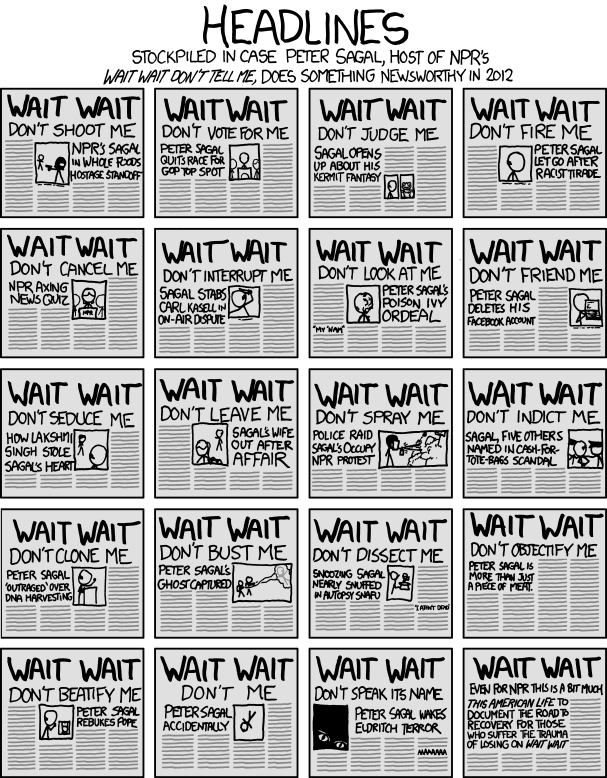 xkcd sucks: Comic 997: Still Waiting On Those Tits