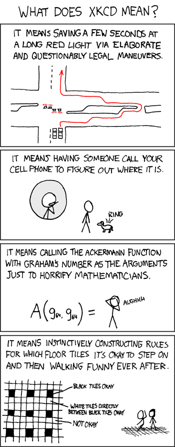 What xkcd Means