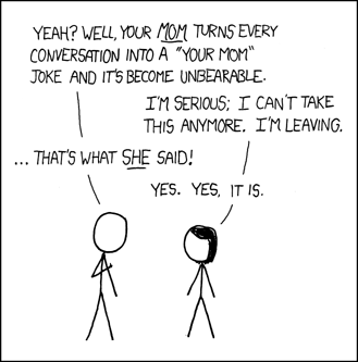 xkcd: Your Mom