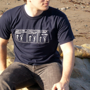 Correlation t-shirt art.
