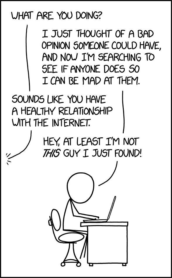 XKCD - Bad Opinions