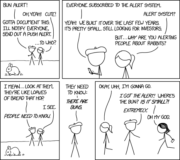 Bun Alert: An Afternoon XKCD Project