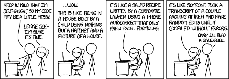 Code Quality 3, xkcd