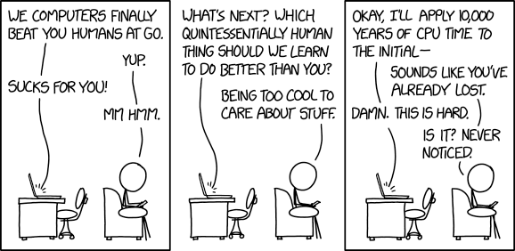 xkcd - too cool to care