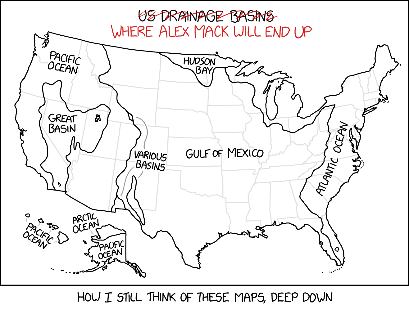 Xkcd wtf Drainage Basins