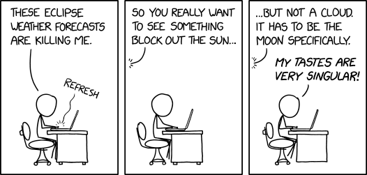 xkcd: Eclipse Clouds