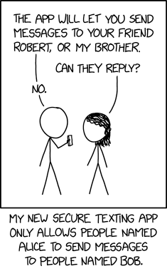 XKCD comic on encryption