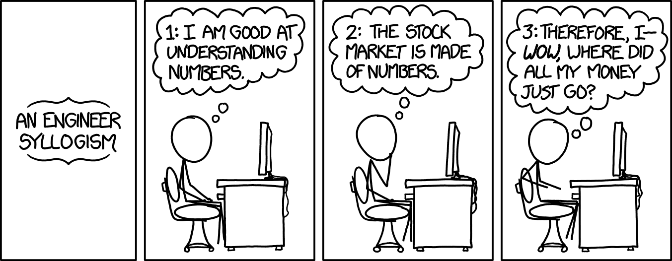 XKCD's Engineers Syllogism https://xkcd.com/1570/