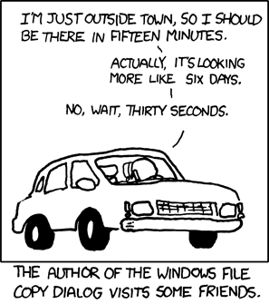 XKCD image representative of the accuracy of our own estimates?