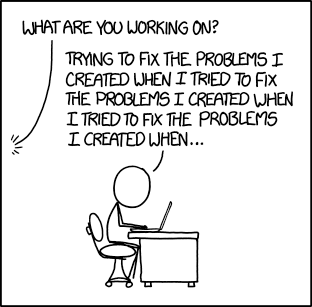 XKCD: Fixing Problems