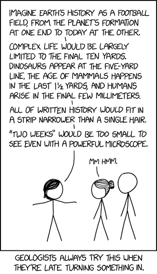 Geologic Time xkcd comic