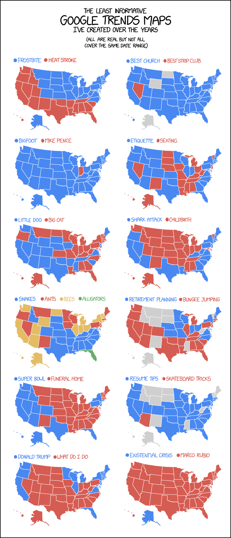 It's early 2020. The entire country is gripped with Marco Rubio fever except for Alaska, which is freaking out. You're frantically studying up on etiquette and/or sexting.