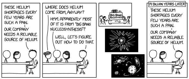 Our lawyers were worried because it turns out the company inherits its debt from the parent universe, but luckily cosmic inflation reduced it to nearly zero.