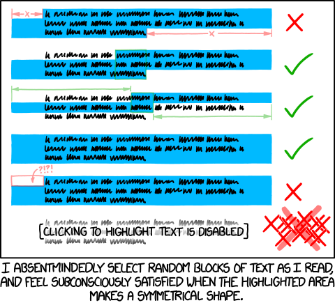 xkcd demonstration of the highlighting problem