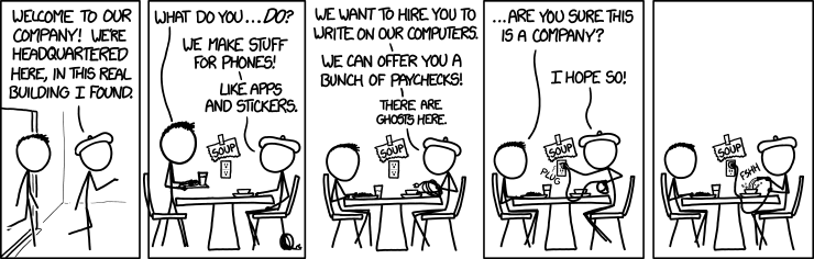 "Job Interview" comic at XKCD.com