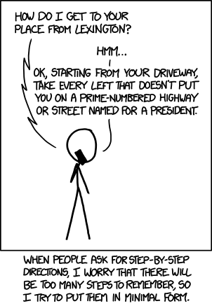 XKCD comic on Kolmogorov complexity in natural language