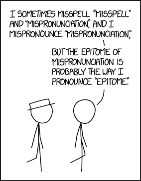 Mispronunciation