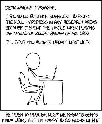 XKCD on reporting of negative findings