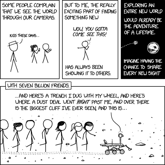 XKCD Mars Rover Comic