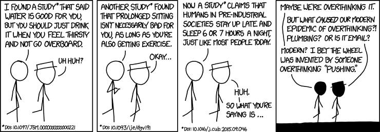 On the other hand, it took us embarrassingly long to clue in to the lung cancer/cigarette thing, so I guess the real lesson is "figuring out which ideas are true is hard."